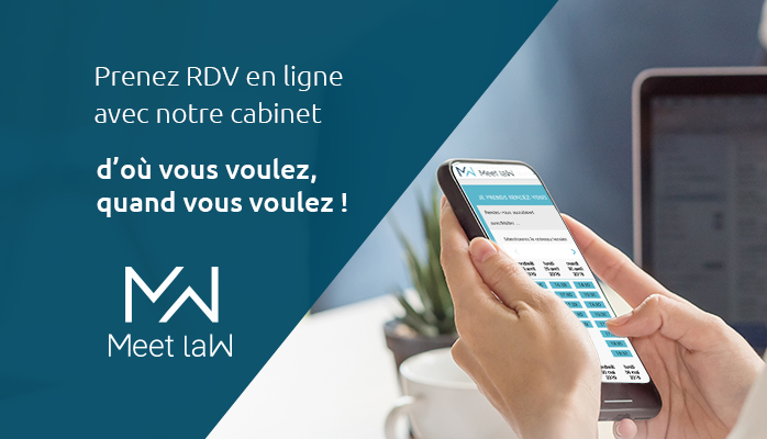 Une prise de rendez-vous en ligne facilitée avec Me VARET via Meet laW! 